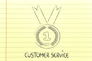 Best Customer Service, Gold Medal Symbol